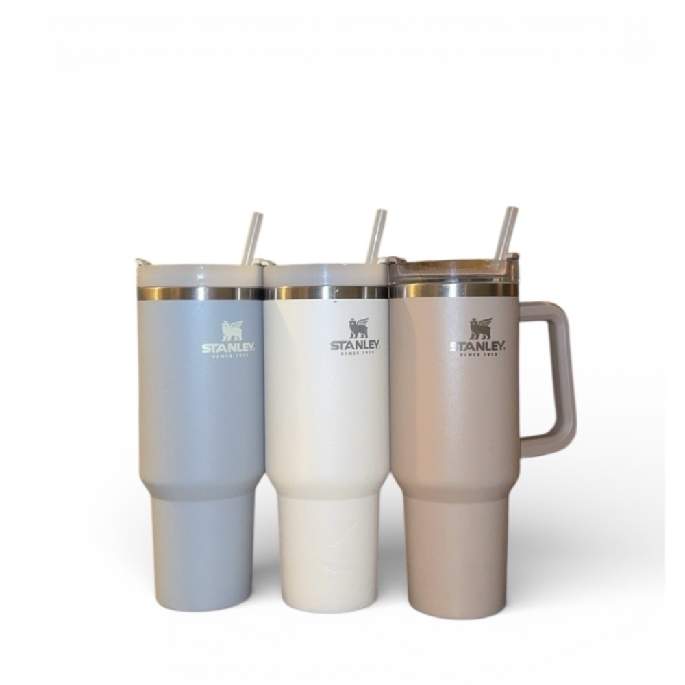 Bundle of 3 Authentic Stanley The Quencher Flowstate 40oz Tumblers